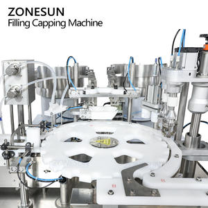 ZONESUN ZS-AFC27YT Sistema de Cámara con Bomba Magnética Automática de Doble Cabezal para Llenado y Tapado de Botellas de Cosméticos Líquidos - Product Image 6