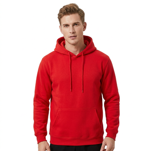 Sweat-shirt à capuche uni doublé pour l'hiver, unisexe, idéal pour l'impression et la broderie personnalisées (vente en gros) - Product Image 2