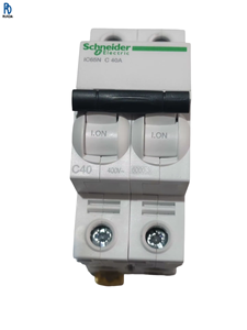 Disjoncteur miniature IC65N 2P C40A, interrupteur de surcharge, dispositif électrique basse tension, capacité de coupure 6kA, rail DIN - Product Image 1