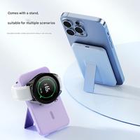 HDL 5000mah 10000mah Tragbare Power Banks 2-in-1-Magnetladegerät für Apple Watch Stand halter 20W Ausgang Li-Polymer OEM/ODM