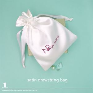 Bolsa de Satén de Alta Calidad, Bolsa de Seda Blanca para Joyería, para Caja de Anillos, Embalaje de Pulseras, Bolsa de Regalo - Product Image 6