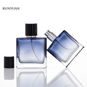 Corpo delle bottiglie di vetro del profumo con le bottiglie di profumo di colore bluastro-viola 30ml 50ml 100ml con i cappucci - Product Image 2
