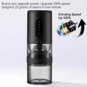 Cafetera Inalámbrica Digital 2026 con 38 Niveles de Ajuste, Molinillo de Café Eléctrico Portátil Recargable por USB para Exteriores - Product Image 4
