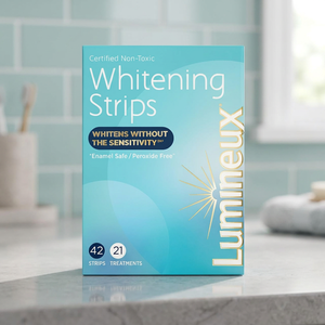 Bandes blanchissantes pour les dents Lumineux à la menthe, sans peroxyde, bleues, 21 traitements pour usage domestique - Product Image 2