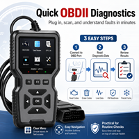 Lecteur de codes de panne de moteur V519 OBDII, outil de diagnostic automobile, effacement des DTC, surveillance des données en temps réel