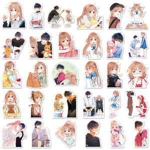 60 piezas de caricatura personalizada de fábrica no puede ocultar un adhesivo secreto Impresión de PVC pegatina de <span class=keywords><strong>dibujos</strong></span> <span class=keywords><strong>animados</strong></span> - Product Image 3