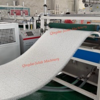 Ligne de production de matelas à ressorts 4D POE, machine à fabriquer des coussins en fibres d'air, extrudeuse plastique, équipement complet