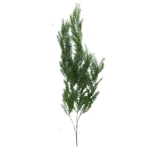 Aiguilles de pin artificielles vert X155, fausses <span class=keywords><strong>feuilles</strong></span>, toucher réaliste, branches d'arbre, vigne à suspendre au mur, pour décoration de maison, 100 pièces - Product Image 5