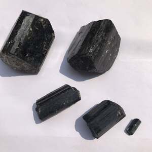 <span class=keywords><strong>Prix</strong></span> de gros pour pierre de cristal de tourmaline noire brute naturelle longue et fine, sculptée, écologique pour l'artisanat - Product Image 5