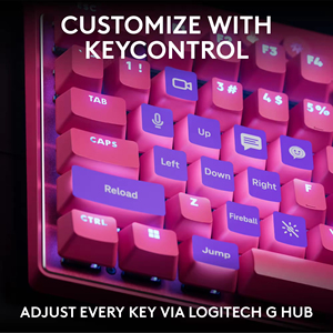 Clavier de jeu filaire Logitech G PRO X TKL Rapid Tenkeyless avec interrupteurs analogiques magnétiques, RGB - Magenta Claviers de jeu pour PC - Product Image 5