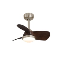 Ventilateur de plafond silencieux d'occasion avec éclairage, design moderne Agi32, télécommande pour chambre et salle à manger