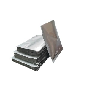 Sacs de conservation alimentaire à long terme en Mylar avec fermeture éclair, argentés, à trois soudures latérales, en feuille d'aluminium pur, pour usage domestique et commercial - Product Image 6