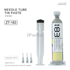 Pasta de Soldadura de Temperatura IParts Mijing ZT-138/150/183/199/217, Fundente en Jeringa para Soldadura de SMD BGA PCB, Pasta de Estaño en Tubo con Aguja, Crema de Soldadura - Product Image 4
