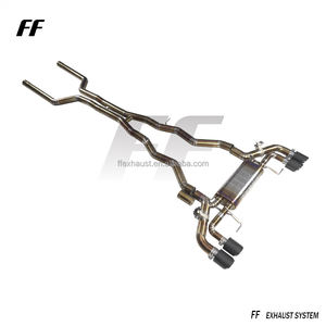 Escape de aleación de titanio con sonido gruñido Catback para <span class=keywords><strong>Bmw</strong></span> <span class=keywords><strong>M8</strong></span> F91 F92 F93 4,4 T S63 <span class=keywords><strong>V8</strong></span> con válvulas de silenciador accesorios de coche tubos - Product Image 3