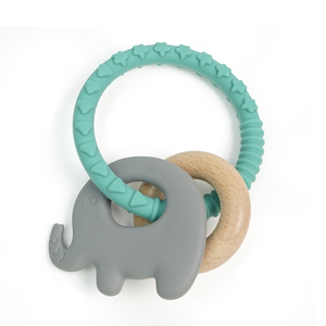 <span class=keywords><strong>Silicone</strong></span> personnalisé avec <span class=keywords><strong>bois</strong></span> <span class=keywords><strong>de</strong></span> hêtre jouets à mâcher bébé jouets <span class=keywords><strong>de</strong></span> <span class=keywords><strong>dentition</strong></span> forme d'éléphant anneaux enfants <span class=keywords><strong>dentition</strong></span> pour enfants - Product Image 5