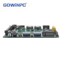 Carte mère industrielle pour ordinateur monocarte, processeur Intel de 12e génération i5-1235U i7-1255U, double LAN 2.5G, DDR4 64 Go, M.2 NVMe