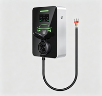 Estación de Carga para Vehículos Eléctricos de 7kW Tipo 2, Montada en Pared, con Bloqueo, Nueva, con Control por Aplicación WiFi, OCPP y RFID