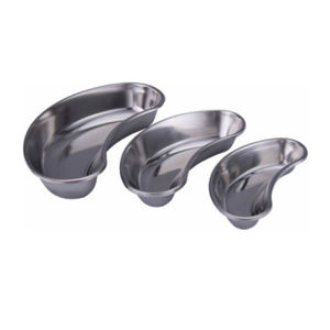 Placa en forma de riñón de acero inoxidable Bandeja de riñón de tipo profundo Tamaño pequeño mediano grande/SX - Product Image 4