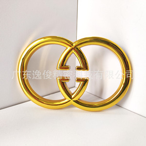 Double Ring <b>Sofa</b> Decorative Buckle 170mm Warm <b>Gold</b> Plastic High Quality Contemporary Furniture Hardware - Product Image 5