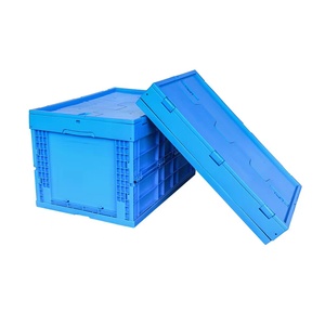 Collapsible plastic containers moving crate Folding Plastic Box