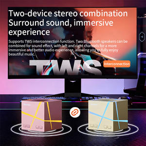 2026 Portable Wireless <strong>Bluetooth</strong> <strong>Speaker</strong> TWS Subwoofer <strong>Loud</strong> Audio Player <strong>Speakers</strong> with RGB LED for Gifts - Product Image 4