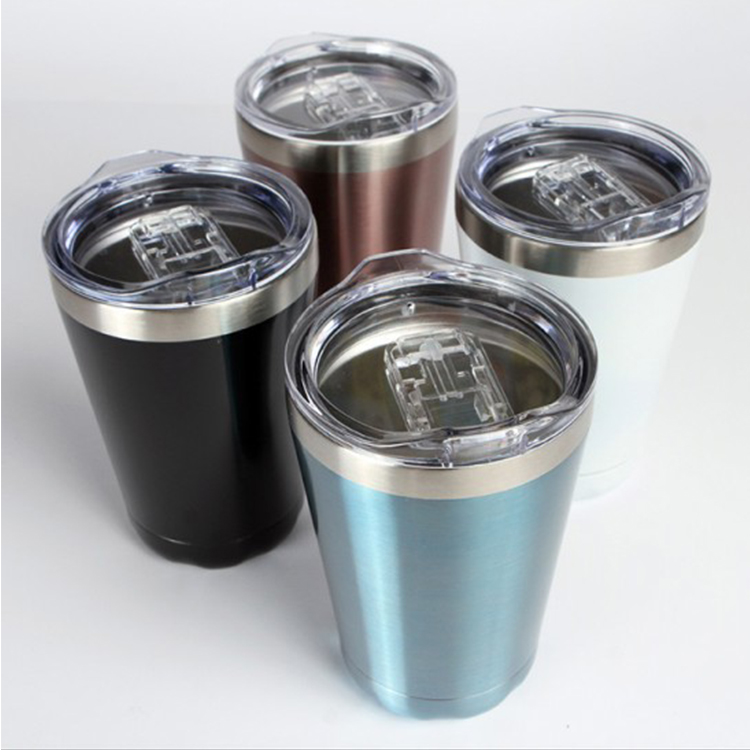 Портативная офисная чашка из нержавеющей стали объемом 16 унций, рекламная Термокружка для кофе для путешествий