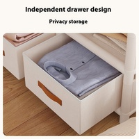 Armoire suspendue moderne et simple en tissu et métal, pour le rangement des vêtements, pour la maison et la chambre