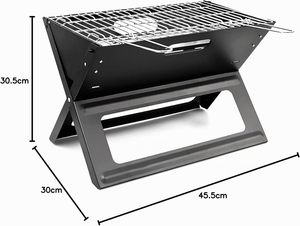 Wholesale <b>Portable</b> Folding <b>Charcoal</b> Grill X Shape Foldable <b>BBQ</b> Grill for Outdoor Camping Picnic Backyard Barbecue - Product Image 2