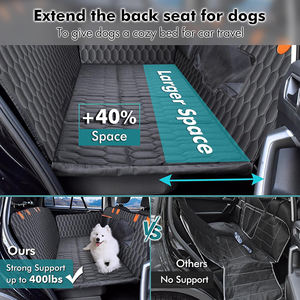 Extensor de Asiento Trasero para Perros, Funda Impermeable para Asiento de Coche, Resistente a Arañazos, Antideslizante, Hamaca Suave para Perros - Product Image 6