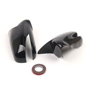 2x मिरर कैप आवास बाहरी दर्पण कैप कार्बन/ग्लॉस ब्लैक क्लॉस 2006-2012 8794a53411a0 8794a53411b1 - Product Image 5