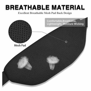 Riñonera de nailon Unisex con cierre de cremallera, cinturón <span class=keywords><strong>para</strong></span> <span class=keywords><strong>correr</strong></span> con pecho impermeable, portador de teléfono móvil <span class=keywords><strong>para</strong></span> deportes al aire libre, viajes, senderismo - Product Image 6