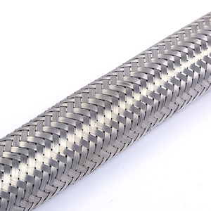 Mangueras Flexibles de Acero Inoxidable 304, Resistentes a Altas Temperaturas y Presión, Tubos Corrugados Resistentes al Vapor, Trenzado de Alambre de Acero, Conexión Rápida - Product Image 3