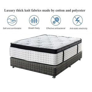 Các nhà máy một túi bán buôn nén Nệm cuộn lên trong một hộ<span class=keywords><strong>p</strong></span> carton Vua đôi Gel Bộ nhớ bọt mùa xuân nệm - Product Image 3