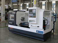 Mini tour cnc fraisage métal CAK6140V mini machines cnc pour métal avec un lit en fonte
