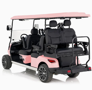 Carrito de Golf Eléctrico de Lujo Personalizable de 6 Plazas con Batería de Litio Recargable, Motor de 5KW, 4 Ruedas, Velocidad Máxima de 24 km/h, 36 Hoyos - Product Image 4