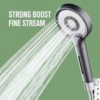 Pommeau de douche à main personnalisé à 3 réglages, haute pression, économie d'eau, avec filtre et pulvérisation large pour projets hôteliers et salles de bain