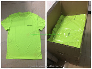 เสื้อยืดเรืองแสงสีเขียวแบบกำหนดเอง เสื้อยืดนิรภัย พิมพ์โลโก้ตามสั่ง ออกแบบเสื้อยืดตามแบบของคุณเอง จัดส่งรวดเร็ว - Product Image 3