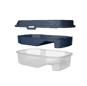 Solid Pattern <strong>Plastic</strong> Turtle <strong>Terrarium</strong> Tank for Reptiles - Product Image 5