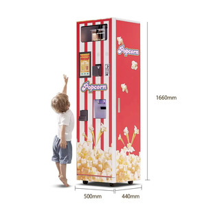 Macchina automatica per fare i Popcorn per fare i Popcorn a due gusti distributore automatico di Popcorn per uso commerciale - Product Image 2