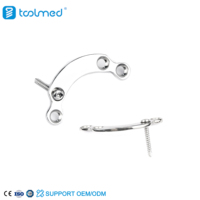 Plaque acétabulaire orthopédique vétérinaire TOOLMED Implants 2,0 mm, personnalisation sur échantillon