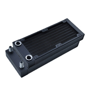 Radiador de refrigeración por agua de aluminio dual Yingbo de 80 mm, tipo de rosca 160, silencioso, para caja de ordenador, enfriador de CPU, instrumento médico DIY - Product Image 1