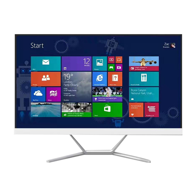 Desktop PC 23.8 24 Inch Computer All in One 1080P Camera Computers with WIFI Wind OS