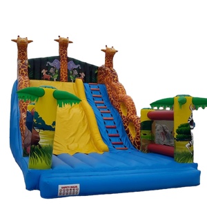 Château gonflable d'extérieur en gros avec modèle d'animaux de la ferme pour événements de <span class=keywords><strong>jardin</strong></span> <span class=keywords><strong>et</strong></span> <span class=keywords><strong>parc</strong></span> d'attractions pour enfants avec toboggan gonflable - Product Image 4