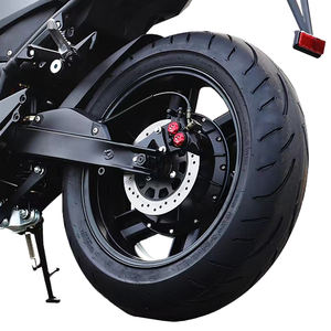 Roue motorisée électrique avec moteur intégré dans le moyeu de la moto, 17 pouces, 60V/72V, 5000W, frein à disque, pneu large, bricolage - Product Image 4