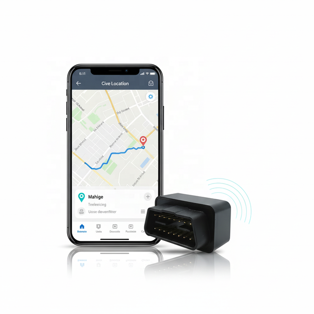 4G OBD GPS Tracker with Geo-Fence Android App & Dashboard Support for Fleet Management (2G Compatible)