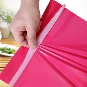 Chuang Lijie Waterproof Courier <b>Bag</b> Rose Red <b>Polyethylene</b> Self Sealing Mailing <b>Bag</b> For Express Packaging - Product Image 1