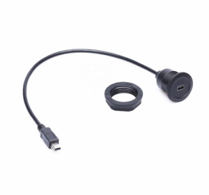 Barco <span class=keywords><strong>del</strong></span> coche Dash montaje USB 3,0 de 3,5mm Aux Cable de extensión plomo Panel de montaje - Product Image 5