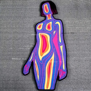 Thảm Khu Vực Thảm Đồng Hồ Thiết Kế Hình Logo Tùy Chỉnh Thảm Cắt Chết Thương Hiệu Thiết Kế Theo Yêu Cầu Thảm In Tùy Chỉnh - Product Image 6