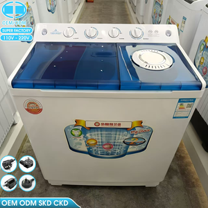 Lavadora semiautomática de doble tina de 8 kg para el hogar OEM/ODM - Equipo de lavandería personalizable, de bajo consumo y eficiente en energía - Product Image 4