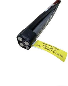 Cable ABC de Venta Directa del Fabricante KAODEE, 3*25+25mm2, Cable Aéreo Aislado con AL/XLPE, Fabricante OEM de XLPE ABC, Cable ABC XLP - Product Image 1
